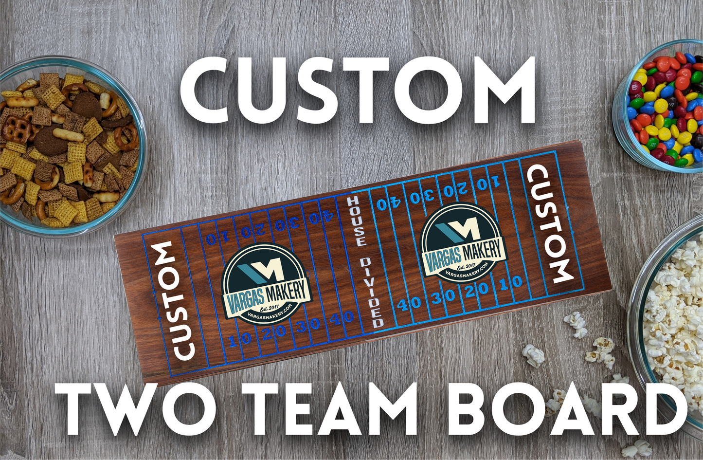 Custom 2 Team Sports Board